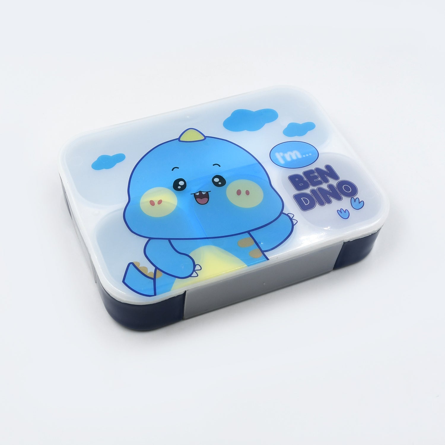 7018 Cartoon Design Print 4 Compartment Plastic Lunch Box Air Tight Lunch Box for Office, Bento Box, Leak-Proof, Microwave & Dishwasher Safe, Plastic Lunch Box for School Child, Tiffin Box for Adults with Fork & Spoon 7018 Cartoon Design Print 4 Compartment Plastic Lunch Box Air Tight Lunch Box for Office, Bento Box, Leak-Proof, Microwave & Dishwasher Safe, Plastic Lunch Box for School Child, Tiffin Box for Adults with Fork & Spoon